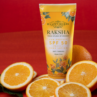 Raksha SPF 50 Sun Protect Body Lotion - 150 gm