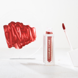 Couture Coral: Haute Matte Blurring Liquid Lipstick