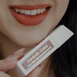 Couture Coral: Haute Matte Blurring Liquid Lipstick