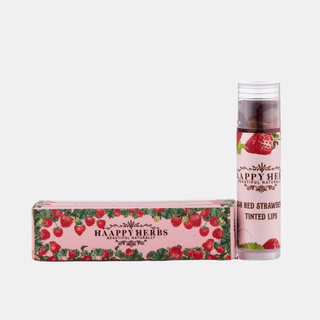 LIP BALM WITH TINT STRAWBERRY - HaappyHerbs